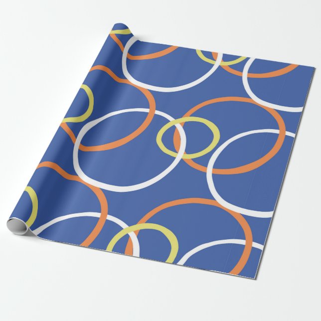 vintage seamless texture background pattern. Hand  Wrapping Paper (Unrolled)