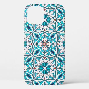 vintage seamless texture. Beautiful coloured patte iPhone 12 Case