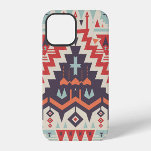 Vintage Seamless Tribal Pattern. Geometrical Ethni iPhone 12 Case