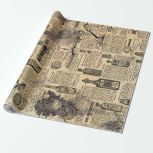 Vintage Sears Catalog ads page 1906 Shabby Chic Wrapping Paper