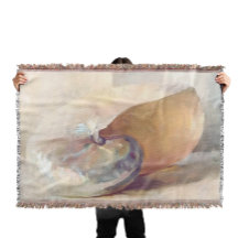 Vintage Seashell Artwork, Minimalist Neutral Tones