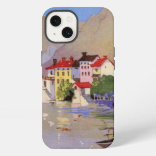 Vintage Seaside Village Italy Tourism iPhone 13 Case