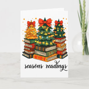 Vintage Seasons Readings All Booked For Christmas Card