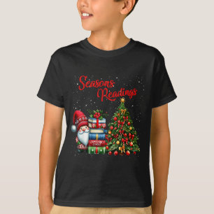 Vintage Seasons Readings All Booked For Christmas T-Shirt