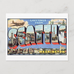 Vintage Seattle Postcard