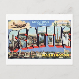 Vintage Seattle Postcard