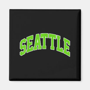 Vintage seattle school spirit go seattle love Vint Magnet