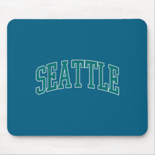 Vintage seattle vintage design men women kids mouse pad