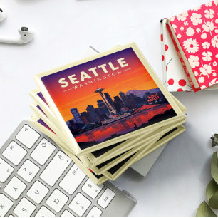 Vintage Seattle Washington Magnet