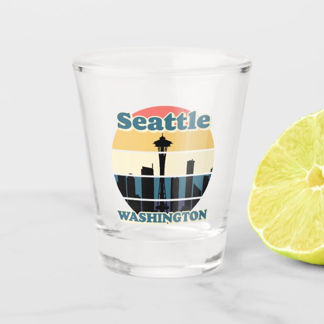 Vintage  Seattle Washington Shot Glass (Front)