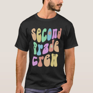Vintage Second Grade Crew Little Miss 2nd Gr Retro T-Shirt