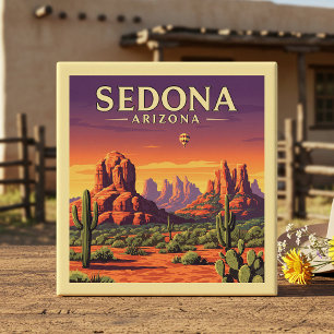 Vintage Sedona Arizona Tile