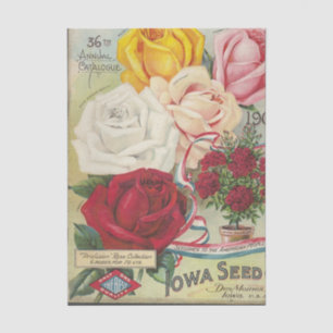 Vintage Seed Catalogue 1906 Iowa Seed Company Tissue Paper