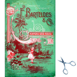 Vintage Seed Catalogue Barteldes Kansas Seed Tissue Paper