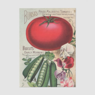 Vintage Seed Catalogue Buist's Company Tissue Paper