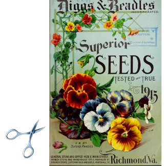 Vintage Seed Catalogue Diggs and Beadles 1915 Tissue Paper