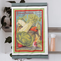 Vintage Seed Catalogue  Kitchen Towel