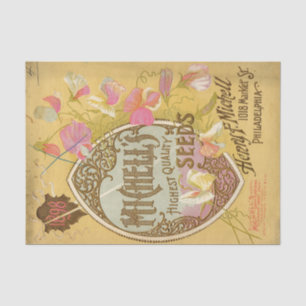 Vintage Seed Catalogue Michell's Quality Seeds, 18 Tissue Paper