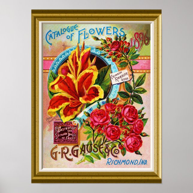 Vintage Seed Catalogue Poster (Front)