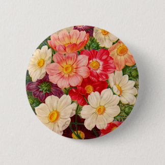 Vintage Seed Packet Catalogue Cards, Postage, Gift 6 Cm Round Badge