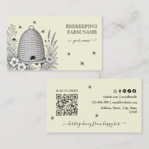 Vintage Sekp Honey Apairist Business Card
