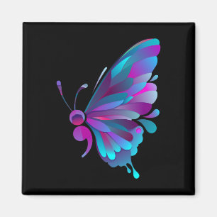 Vintage Semicolon Butterfly Semi-colon Tattoo Ment Magnet