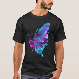 Vintage Semicolon Butterfly Semi Colon Tattoo Ment T-Shirt