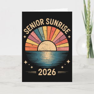 Vintage Senior Sunrise 2026 Seniors Of Cl Graduati Card
