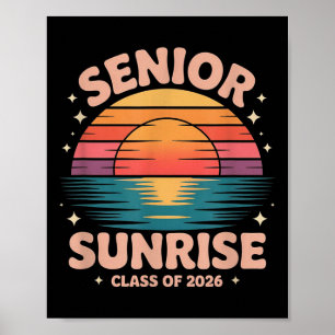 Vintage Senior Sunrise 2026 Seniors Of Cl Graduati Poster