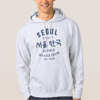 Vintage Seoul Korea - Han River Region Hoodie