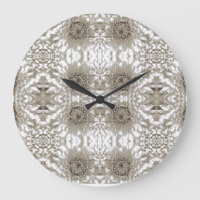 Vintage Sepia Floral Pattern | Elegant Chrysanthem