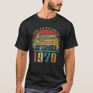 Vintage September 1979 One Of A Kind Awesome Since T-Shirt