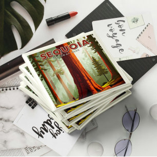 Vintage Sequoia National Park Magnet