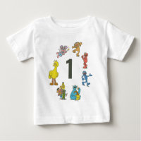 Vintage Sesame Street Characters Birthday