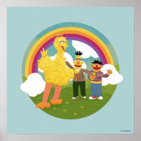 Vintage Sesame Street Friends Rainbow