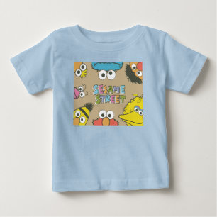 Vintage Sesame Street Pals Baby T-Shirt