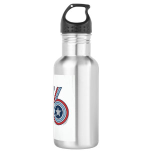 Vintage Seventeen 76 Patriotic Vector Shirt Design 532 Ml Water Bottle