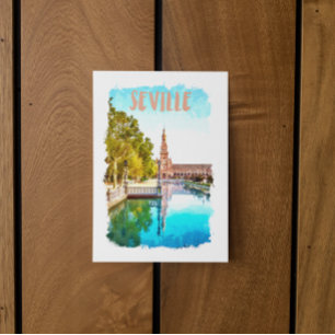 Vintage Sevilla Spain Andalucia  Postcard