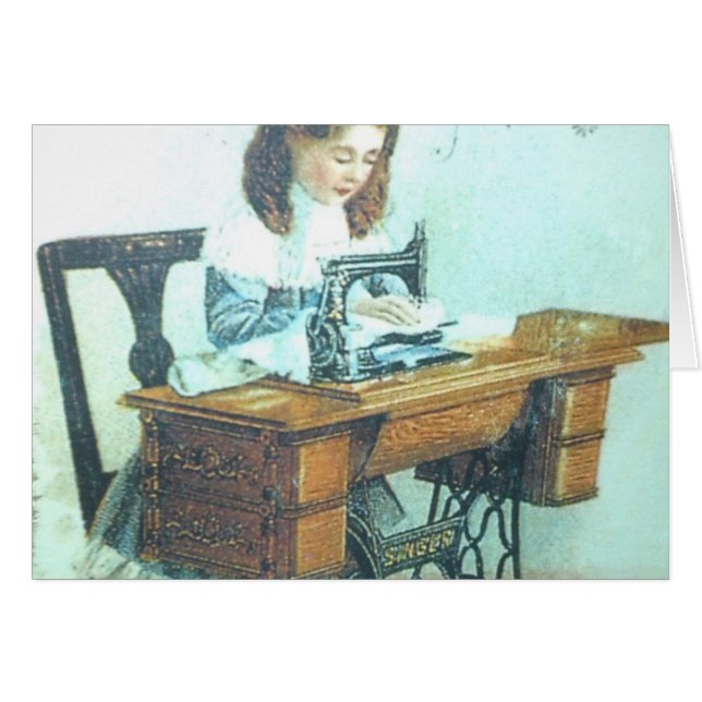 Vintage Sewing Machine (Front Horizontal)