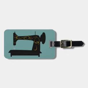 Vintage Sewing Machine ID tag