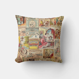 Vintage Sewing Pattern Cushion