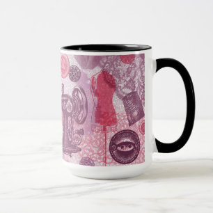 Vintage Sewing Ringer Mug