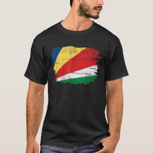Vintage Seychelles Flag For Seychellois T-Shirt