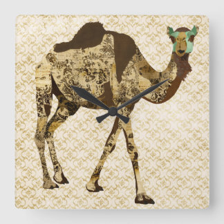 Vintage Shabby Camel Clock
