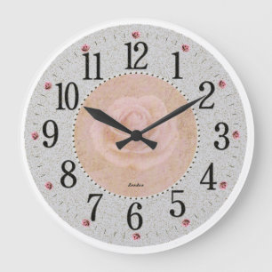 Vintage Shabby Chic Antique Large Clock