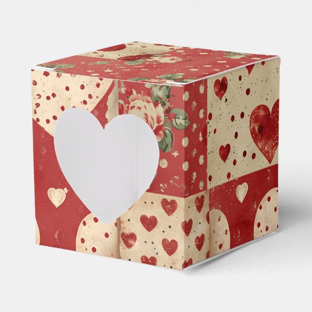 Vintage shabby chic  favour box (Front Side)