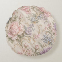 Vintage Shabby Chic Pink Peony Rose Floral