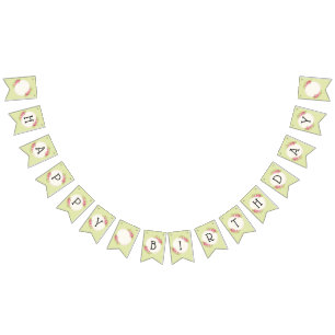 Vintage Shabby Chic Roses Frame Bunting