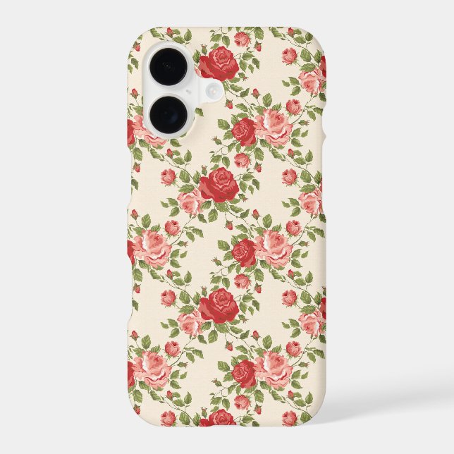 Vintage Shabby Chic Roses Pattern (Back)