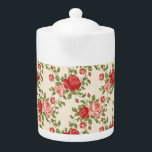 Vintage Shabby Chic Roses Pattern<br><div class="desc">Pretty feminine pink rose repeat pattern.</div>